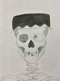 middle school, Kiersten Hans, 6th grade, "Sensational Skeleton"